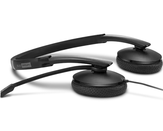 Wired VoIP Headset (UC) - Stereo - USB-C - Black - USB C to A converter