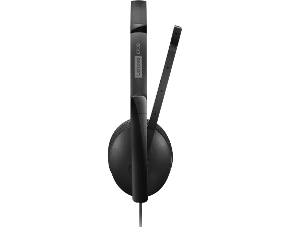 Wired VoIP Headset (UC) - Stereo - USB-C - Black - USB C to A converter