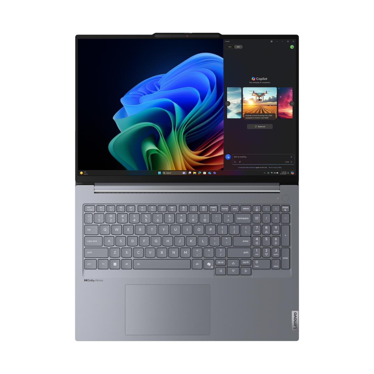 ThinkBook 16 G7 QOY - 16in - X Plus X1P-42-100 - 16GB Ram - 512GB SSD - Win11 Pro - 2 Year Depot - Azerty Belgian