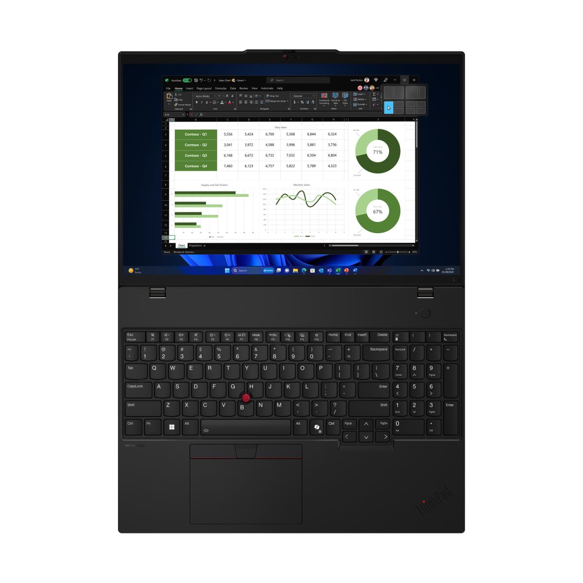 ThinkPad L16 Gen 1 (AMD) - 16in - Ryzen 5 PRO 7535U - 16GB Ram - 512GB SSD - Win11 Pro - 3 Year Onsite - Azerty Belgian
