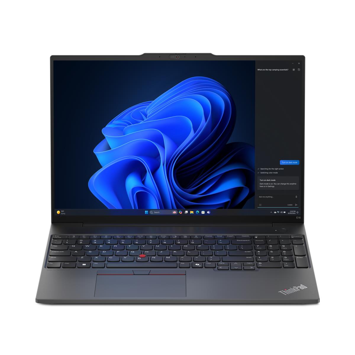 ThinkPad E16 Gen 2 (Intel) - 16in - Core Ultra 5 125U - 16GB Ram - 512GB SSD - Win11 Pro - 2 Year Depot - Qwerty US/Int'l