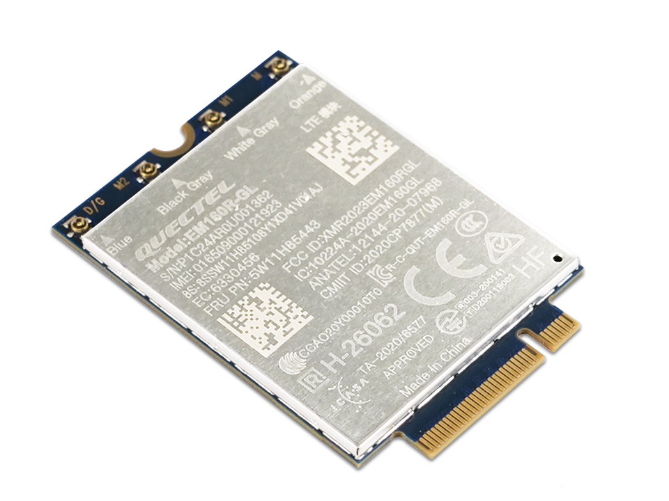ThinkPad P14s Quectel EM160R-GL 4G Cat 16 M.2 WWAN Module