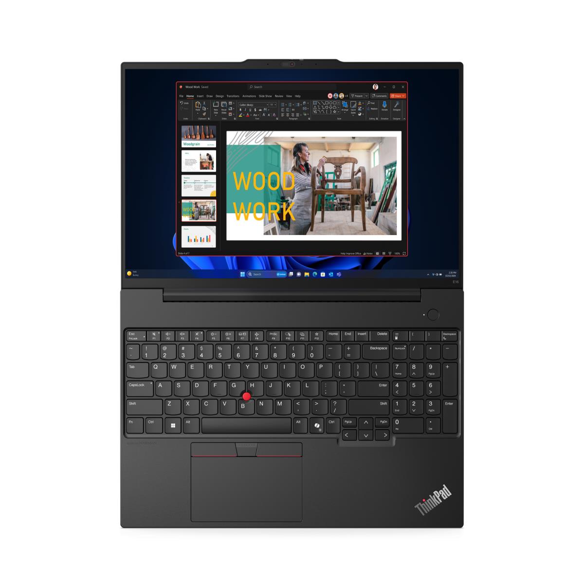 ThinkPad E16 Gen 2 (AMD) - 16in - Ryzen 5 7535HS - 16GB Ram - 512GB SSD - Win11 Pro - 2 Year Depot - Azerty Belgian