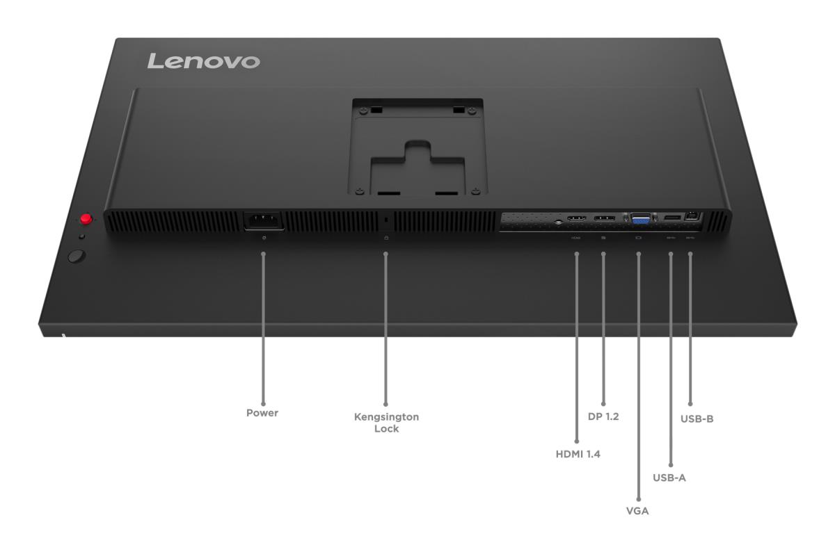 Desktop Monitor - ThinkVision T27-40 - 27in - 1920x1080 (Full HD) - USB Hub - 4ms 120Hz 99% sRGB