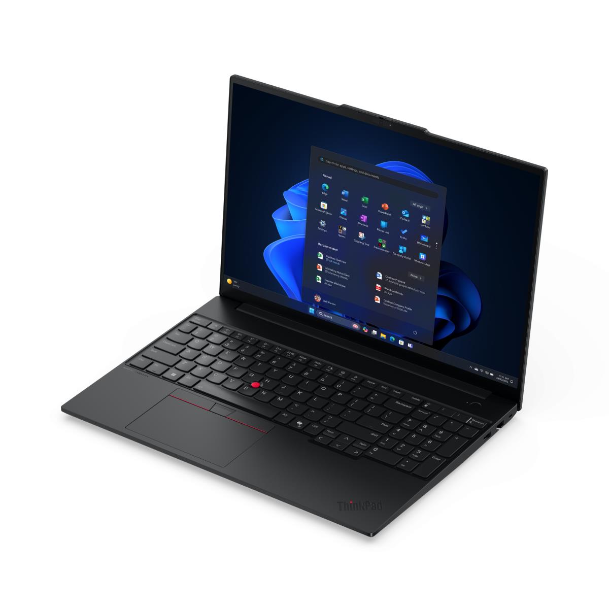 ThinkPad E16 Gen 3 (Intel) - 16in - Core Ultra 7 255H - 16GB Ram - 512GB SSD - Win11 Pro - 2 Year Depot / CO2 Offset 0.5 ton - Azerty Belgian