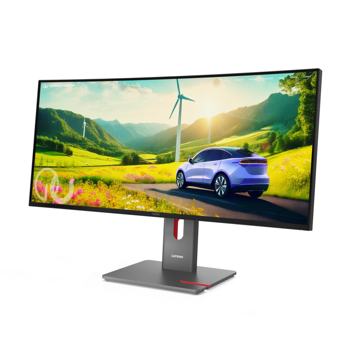 Desktop USB-C Monitor - ThinkVision P34WD-40 - 34in - 3440x1440 (UWQHD) - 4ms IPS