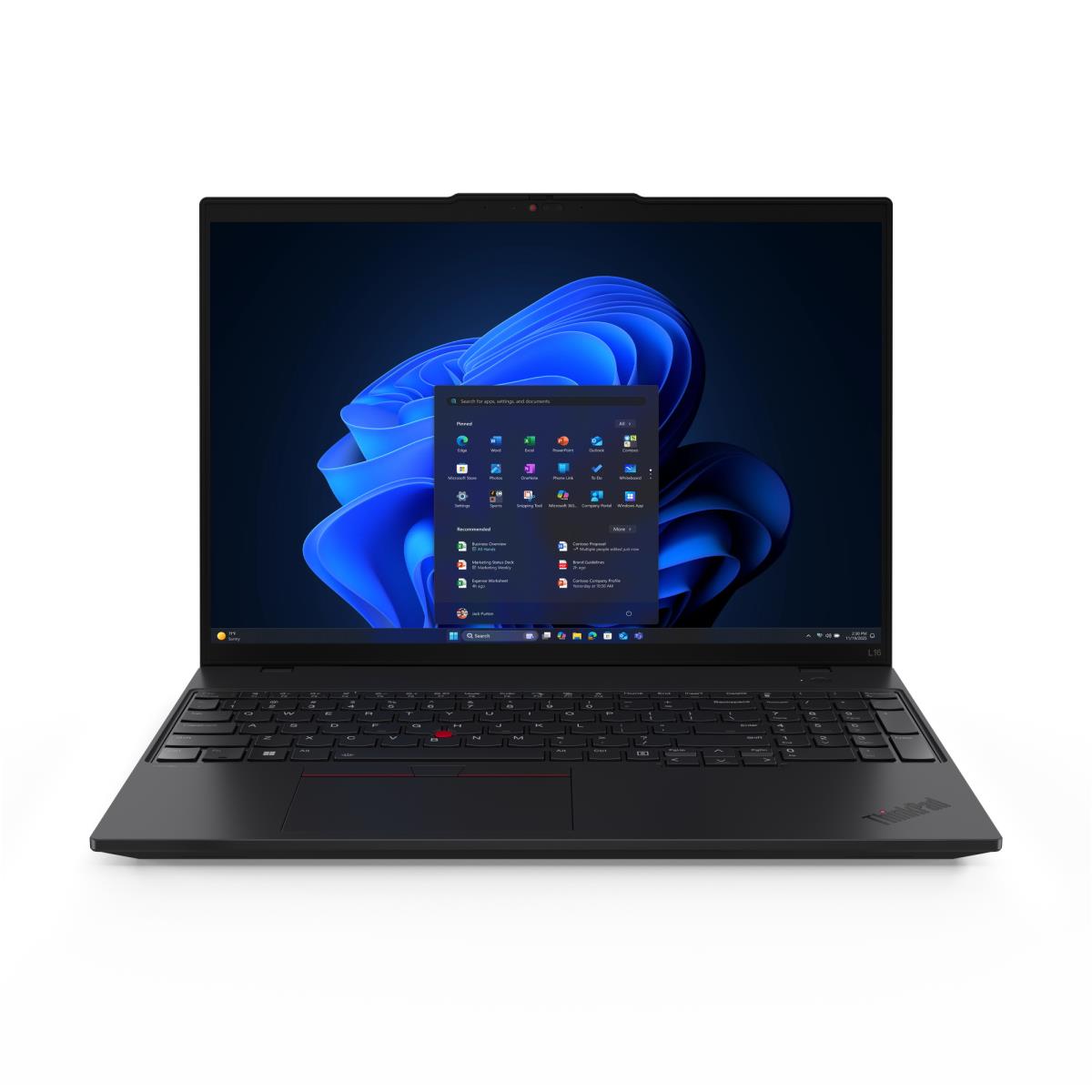 ThinkPad L16 Gen 2 (Intel) - 16in - Core Ultra 5 225U - 16GB Ram - 512GB SSD - Win11 Pro - Black - CO2 Offset 0.5 ton - Azerty Belgian
