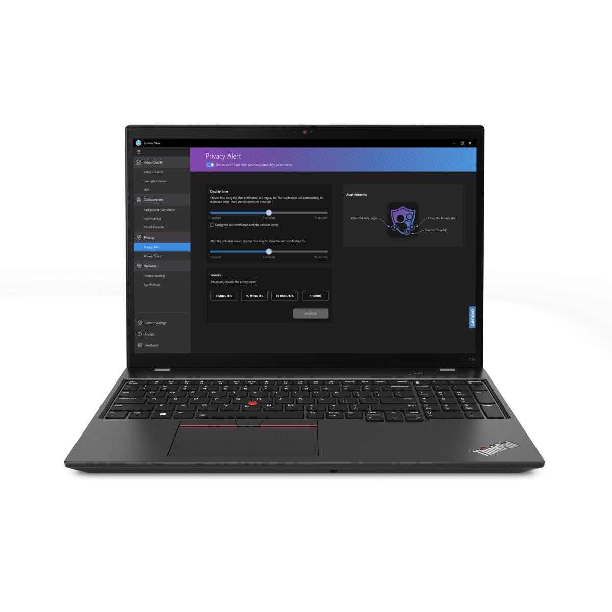 ThinkPad T16 Gen 2 (AMD) - 16in - Ryzen 7 PRO 7840U - 16GB - 512GB SSD - Win11 Pro - 3 Year Premier / CO2 Offset 0.5 ton - Qwerty US/Int'l