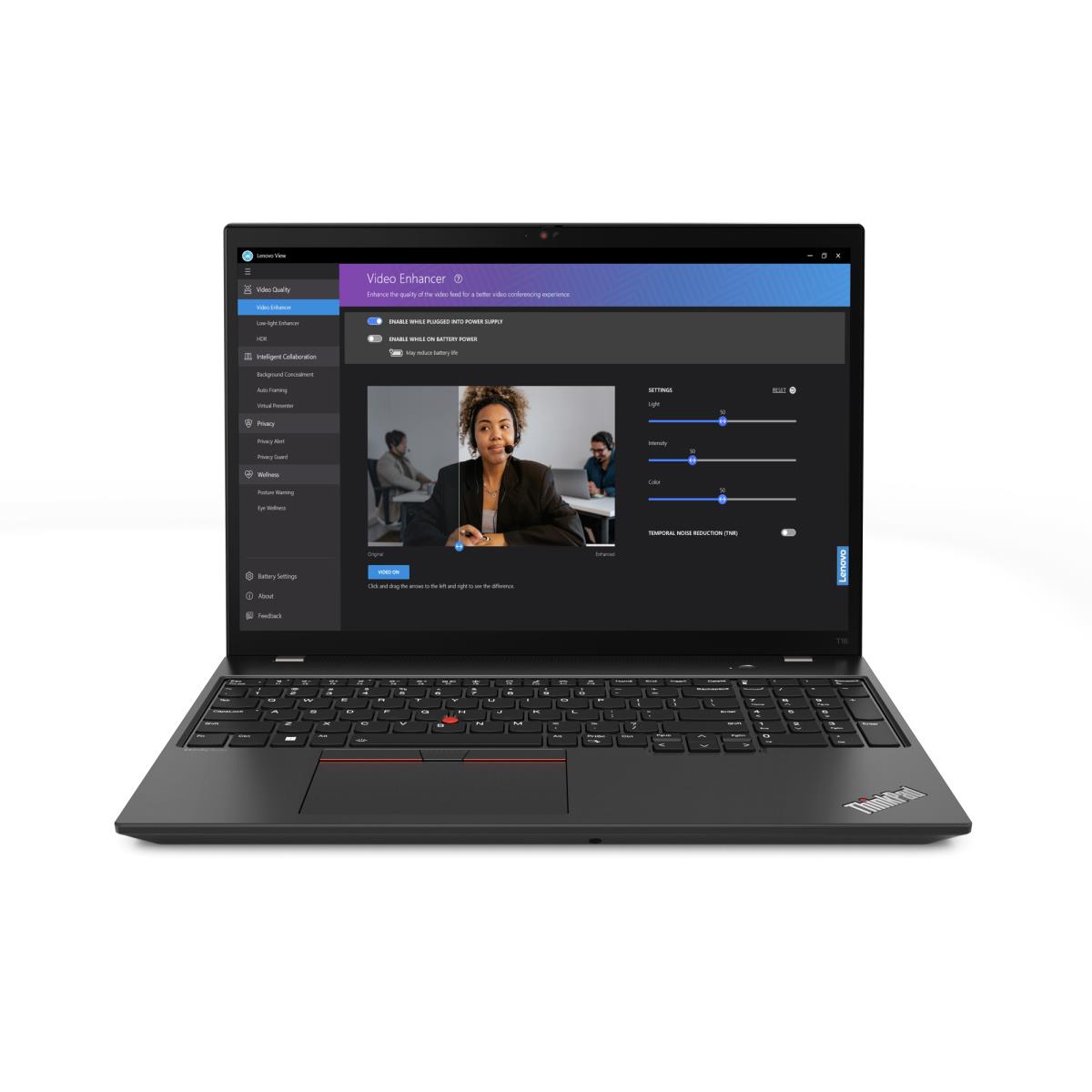 ThinkPad T16 Gen 2 (AMD) - 16in - Ryzen 7 PRO 7840U - 16GB - 512GB SSD - Win11 Pro - 3 Year Premier / CO2 Offset 0.5 ton - Qwerty US/Int'l