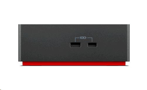 ThinkPad Universal USB-C Dock w/ Power Adapter - USB-C / 3x USB 3.2 Gen 2 / 2x USB 2.0 / Audio Jack / 2x DP / HDMI / GbE - 135W Power Delivery - IT