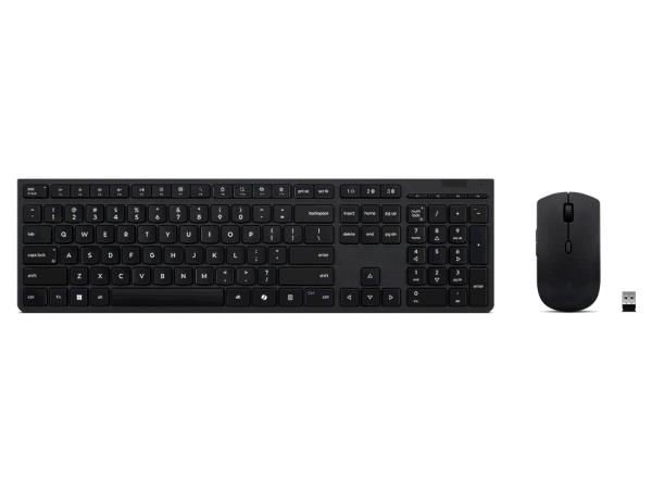 Professional Wireless Rechargeable Combo Keyboard and Mouse - Arabic