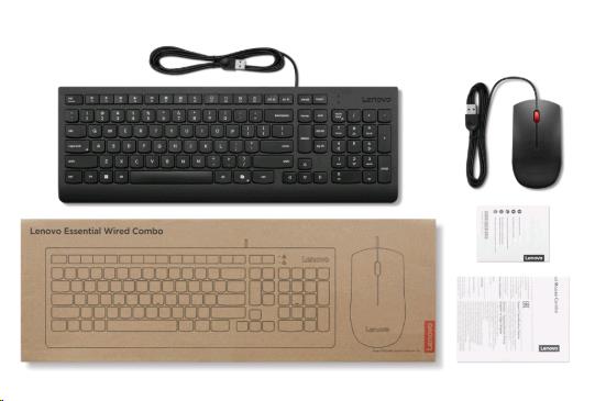 Essential Wired Combo Black - Arabic/French