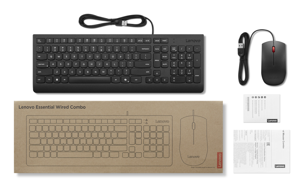 Essential Wired Combo Black - Spanish