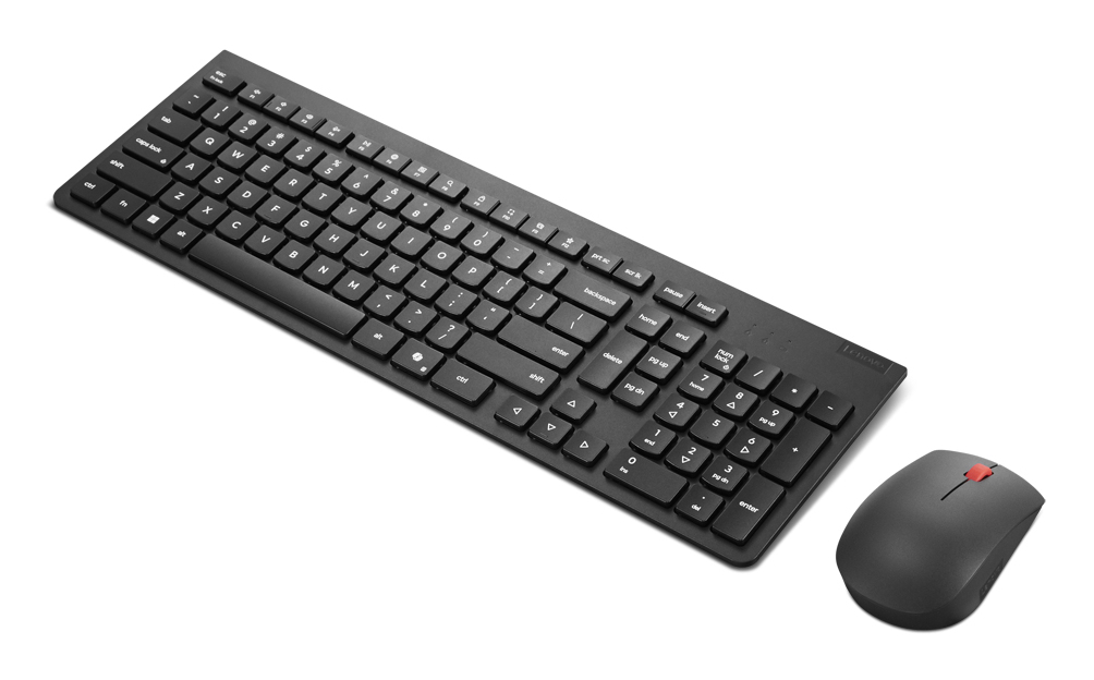 Essential Wireless Combo Keyboard & Mouse Gen2 Black with Copilot Key - Qwerty US