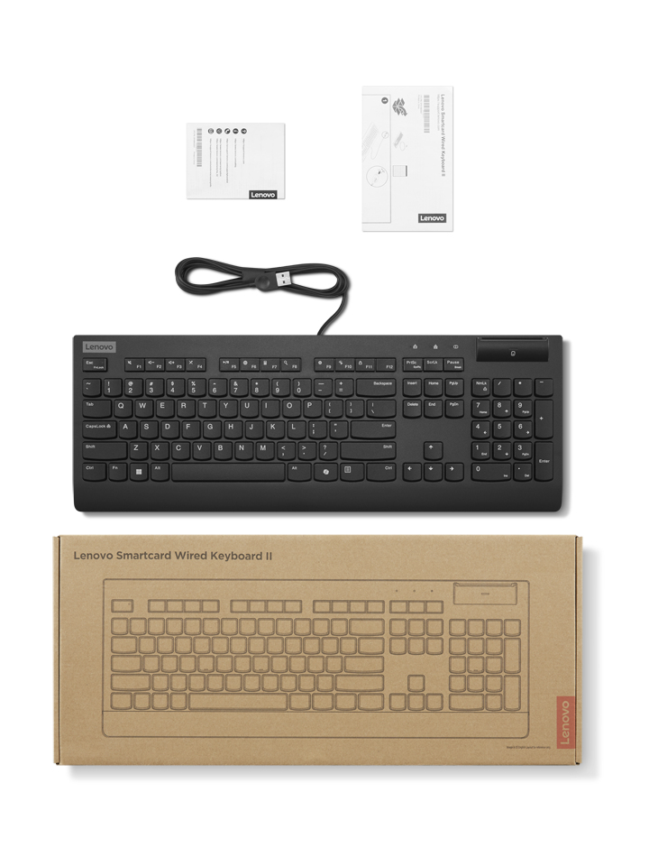 Smartcard Wired keyboard II - Qwertzu German