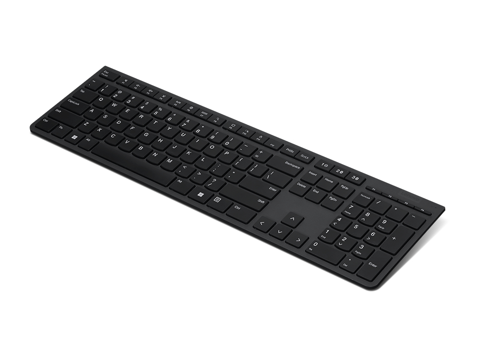 Professional Wireless Rechargeable Keyboard - Qwerty US