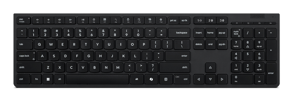 Professional Wireless Rechargeable Keyboard AI - Azerty Belgian
