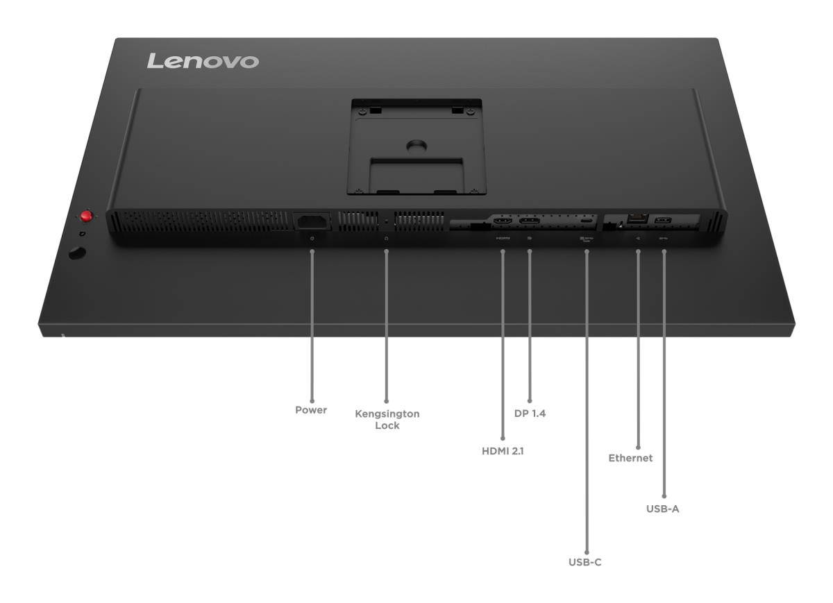Desktop USB-C Monitor - ThinkVision T27UD-40 - 27in - 3840x2160 (4K UHD) - 4ms IPS USB Hub