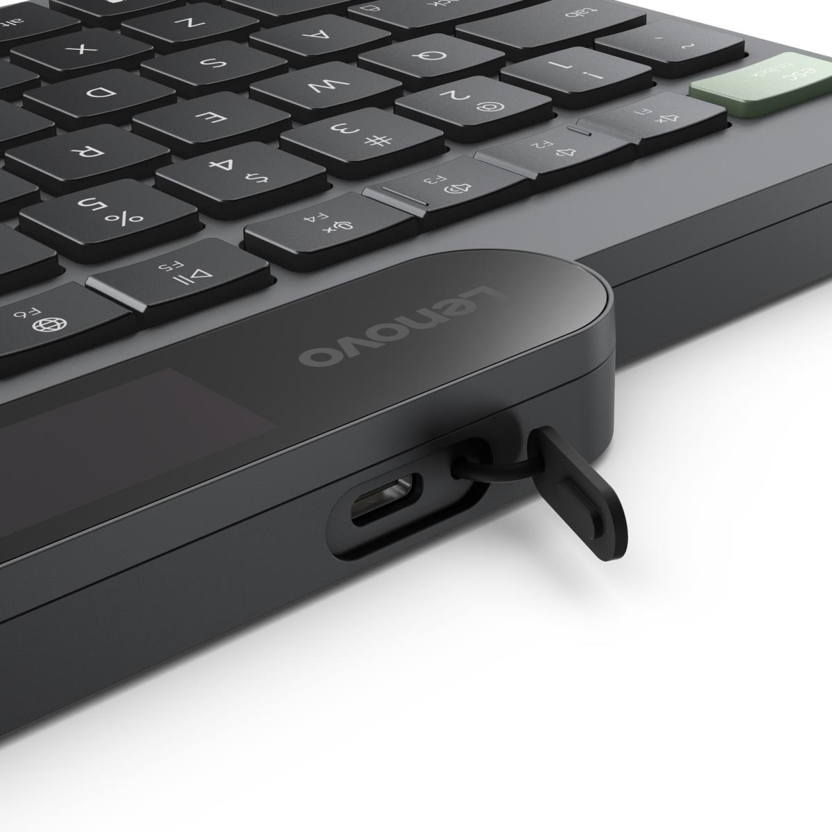 Self-Charging Bluetooth Keyboard - Qwerty US with Euro symbol