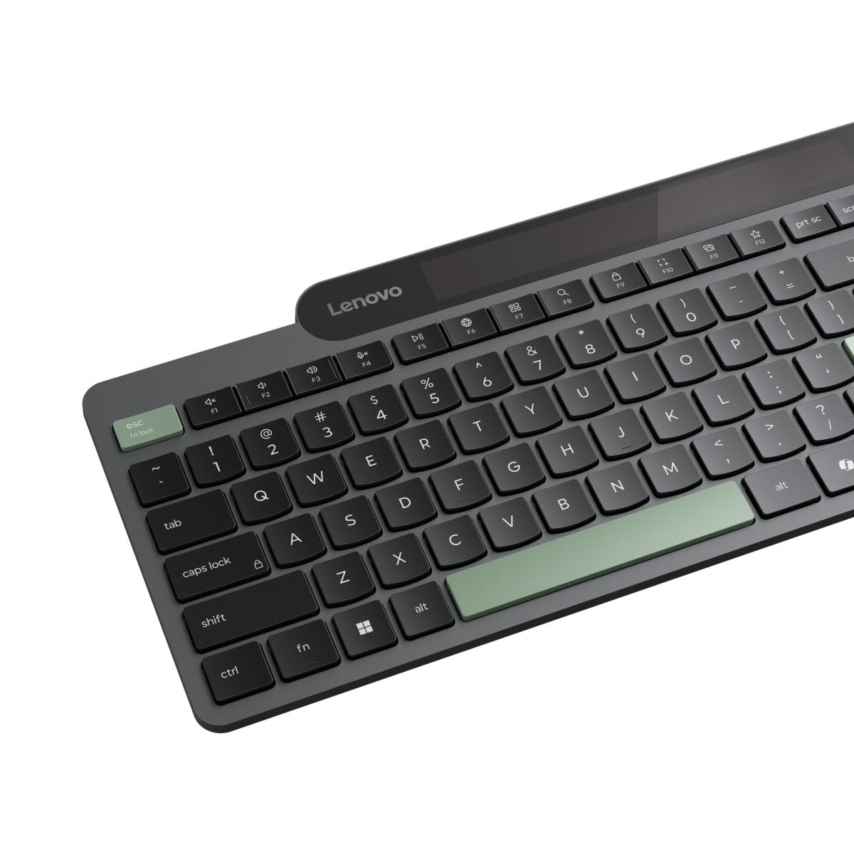 Self-Charging Bluetooth Keyboard - Qwerty US with Euro symbol