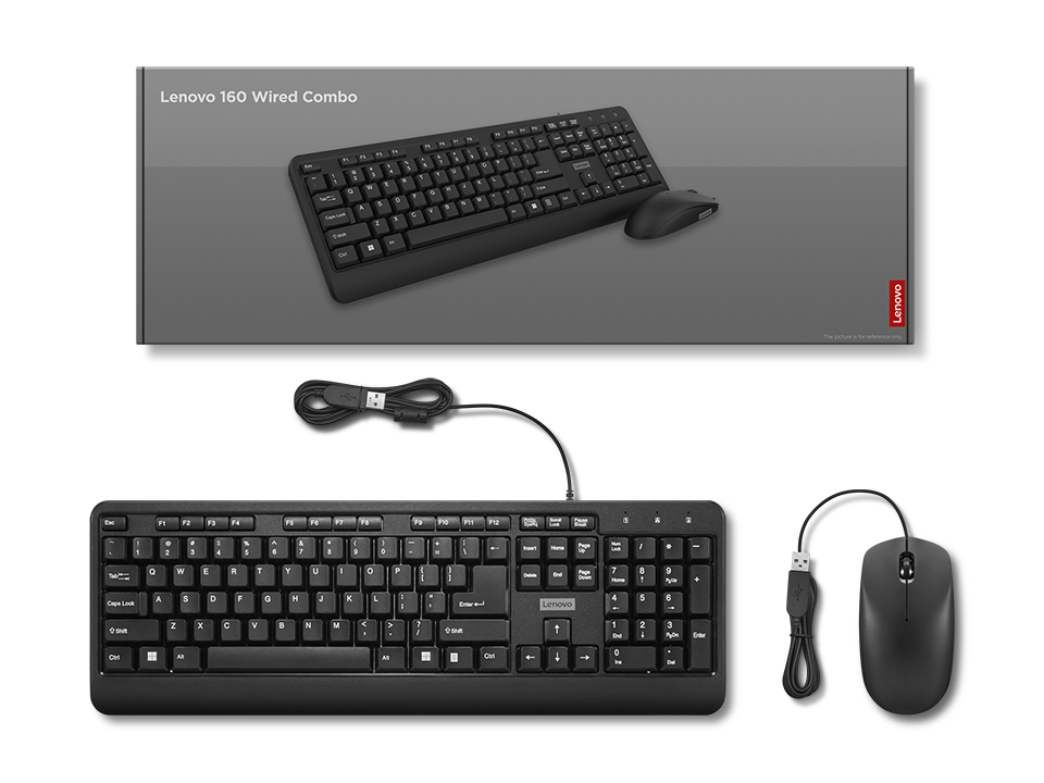 160 Wired Combo - Qwerty US