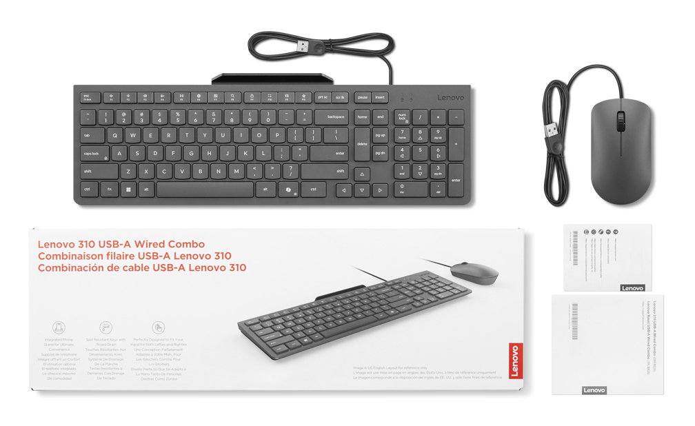 310 USB-A Wired Combo - Qwerty US