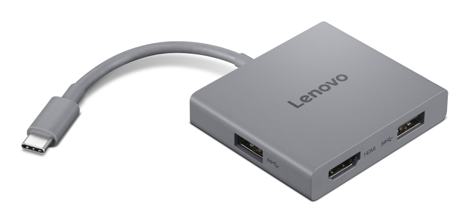 USB-C 4 in 1 Travel Hub Gen2 - 2x USB-A 3.2 / HDMI 2.0 / Combo jack 3.5mm