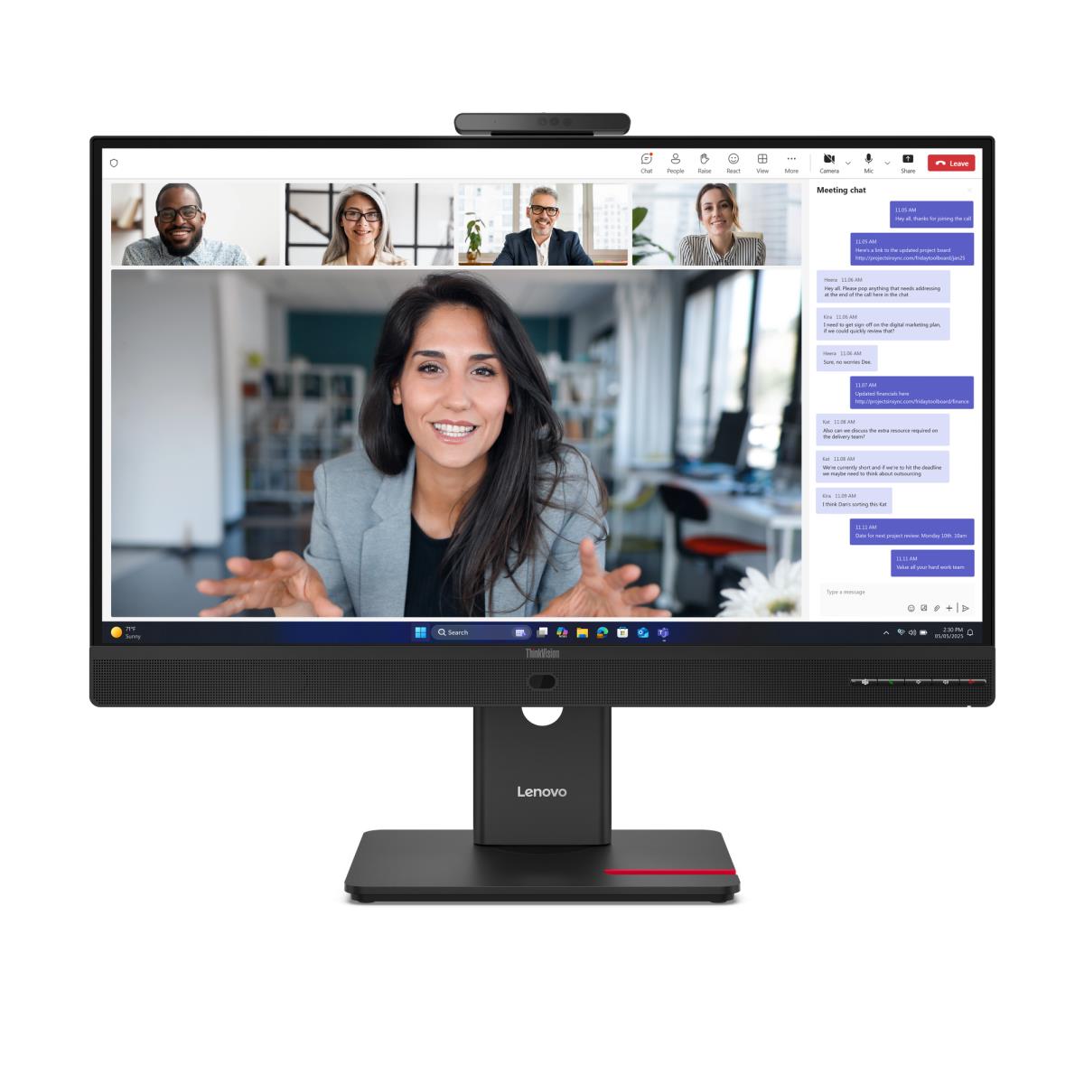 Desktop Monitor - ThinkVision T24-4v - 24in- 1920x1080 (Full HD) - IPS