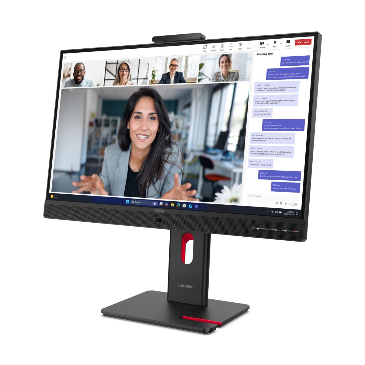 Desktop Monitor - ThinkVision T24-4v - 24in- 1920x1080 (Full HD) - IPS