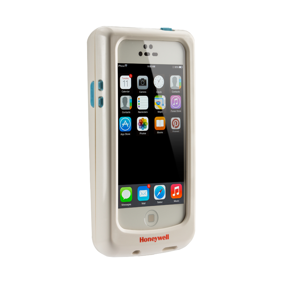 Mobile Computer Captuvo Sl42h - Sled For iPhone 6 6s 7 - Hd Imager With Green LED Aimer - Health Care - With Ext Battery