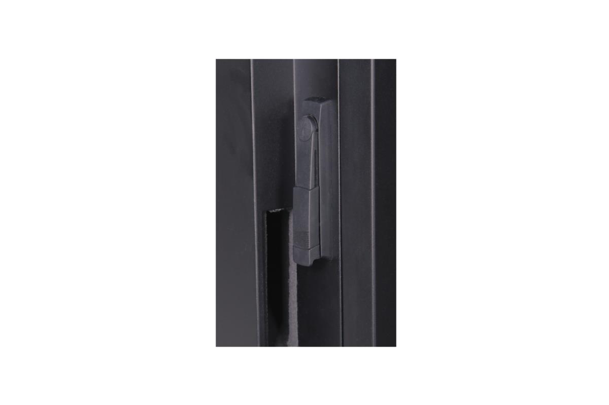 SOUNDproof Cabinet 1000x750x1130 mm, wooden surface oak metal parts black RAL 9005
