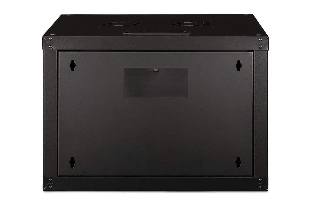 7U wall mounting cabinet, Unique series 420x600x600mm, color black (RAL 9005)