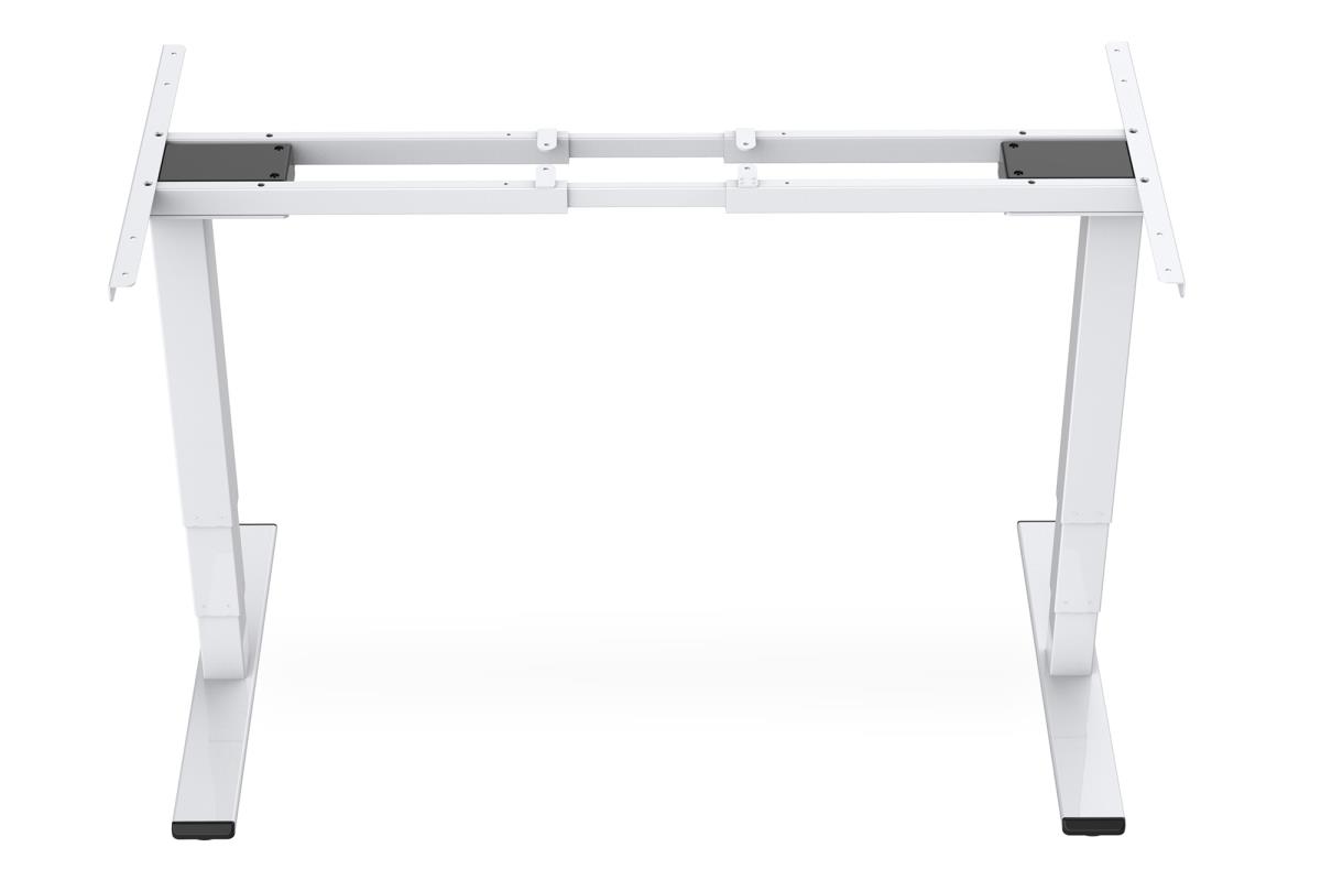 Electrically Height-Adjustable Table Frame, dual motor, 3 levels, white