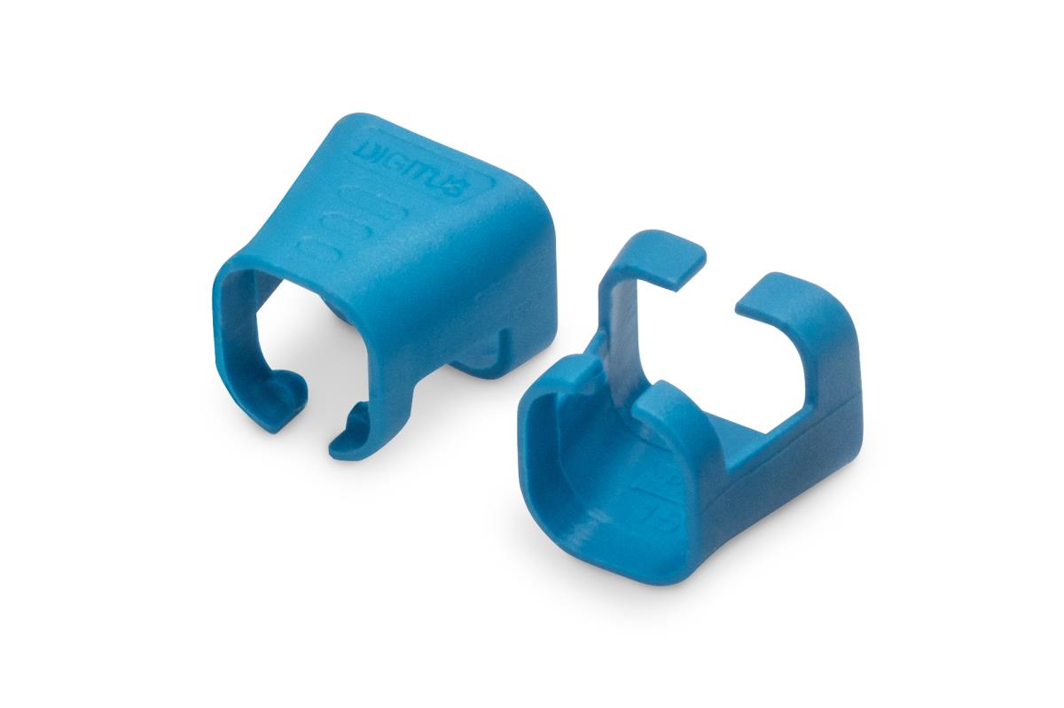 Color clIPS for RJ 45 cable 100 pcs Blue
