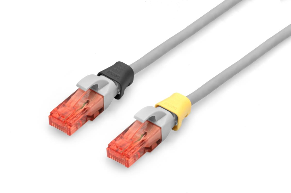 Color clIPS for RJ 45 cable Mixed colors 20 pcs 5 colors separate packs