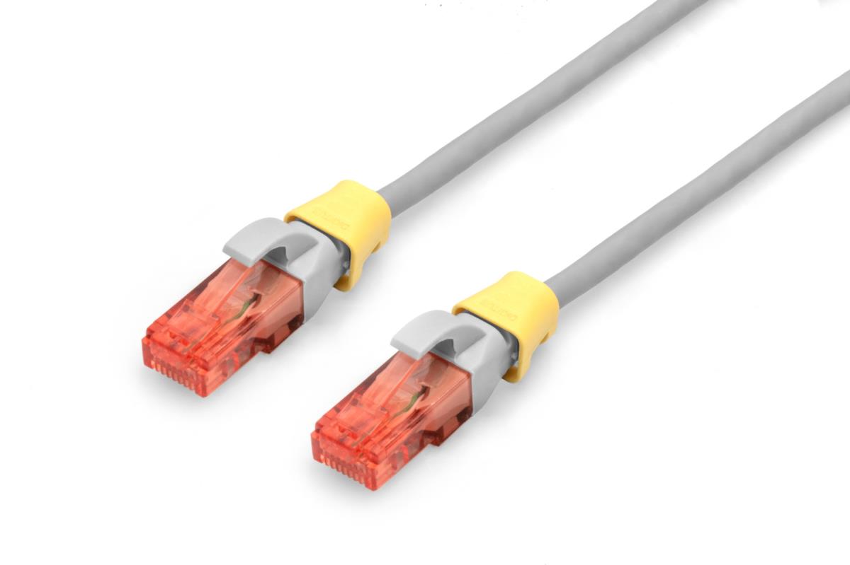Color clIPS for RJ 45 cable 100 pcs Yellow