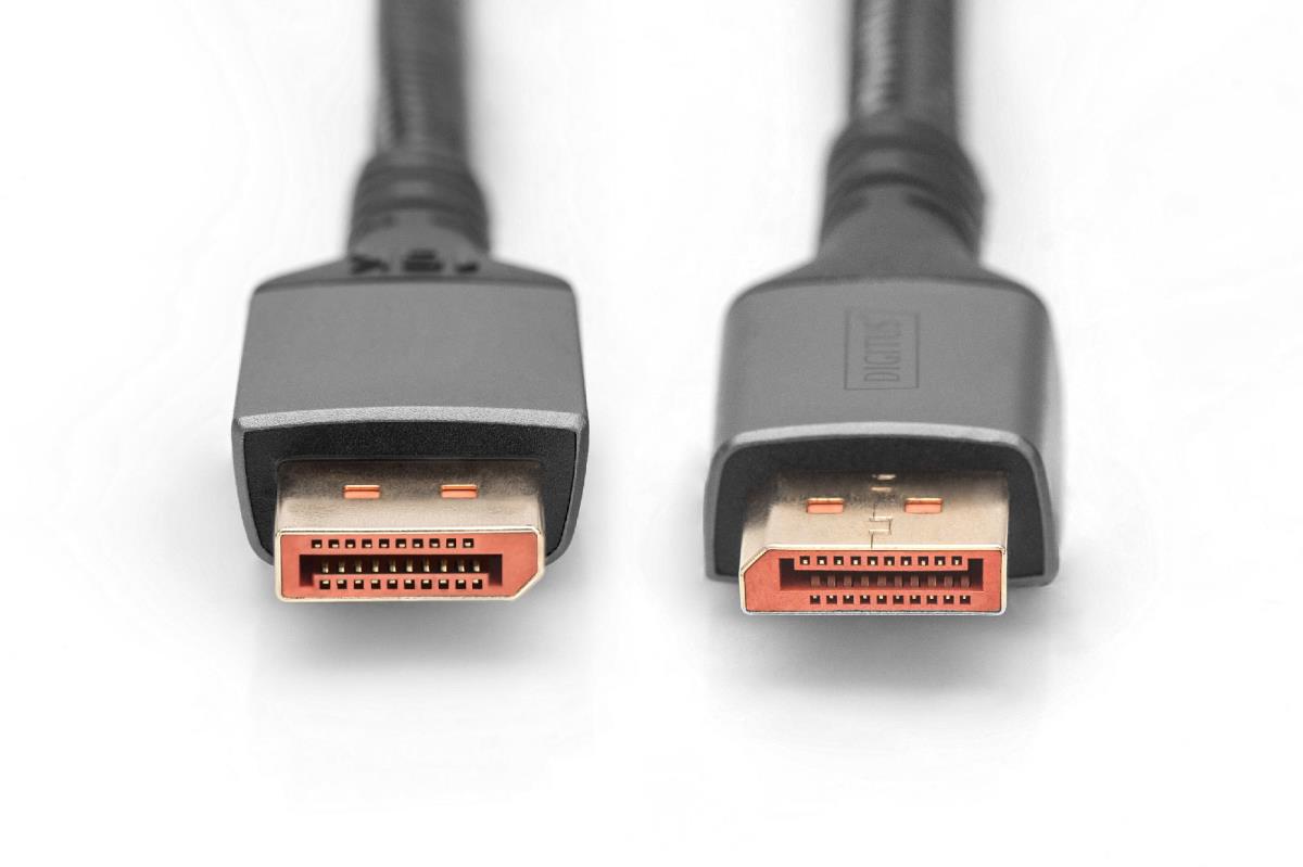 PREMIUM DisplayPort 2.1 connection cable - M/M 1m 16K UHD 80G Aluminum Housing