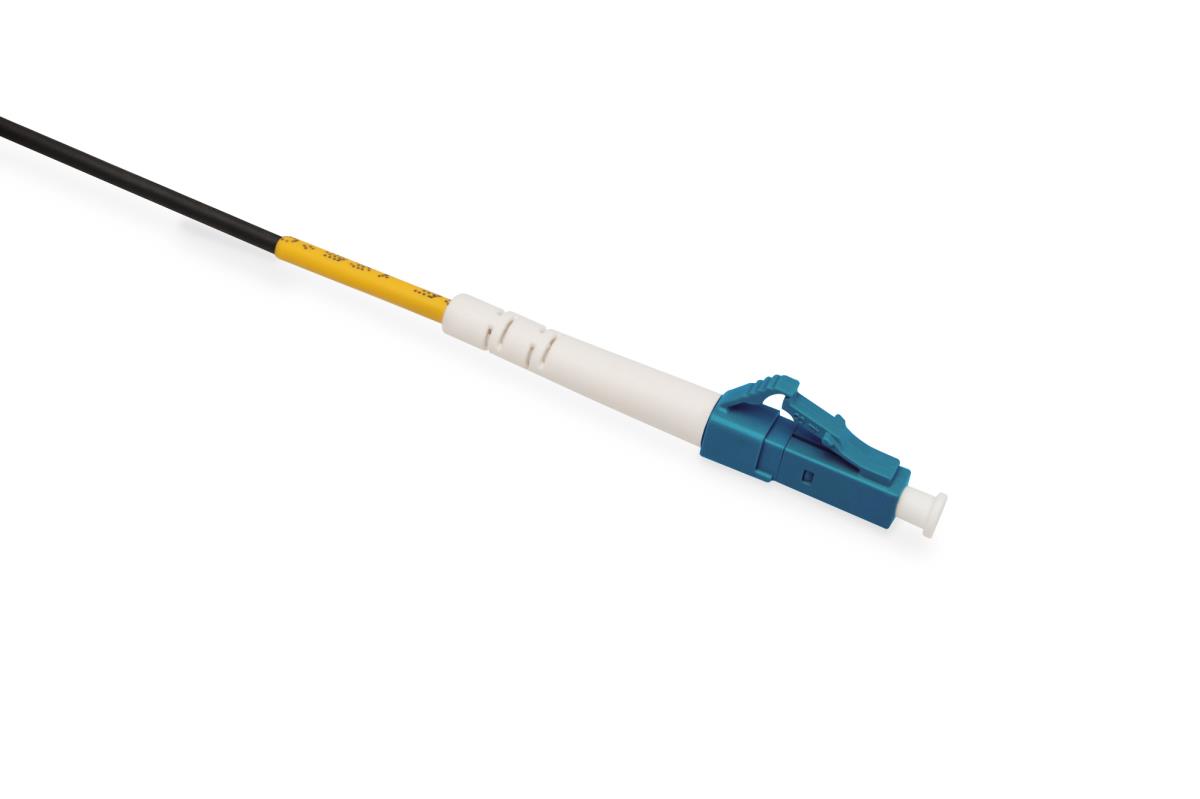 Breakout cable - 12 Fibers SM G.657.A1 LC/UPC-LC/UPC universal color black 75m