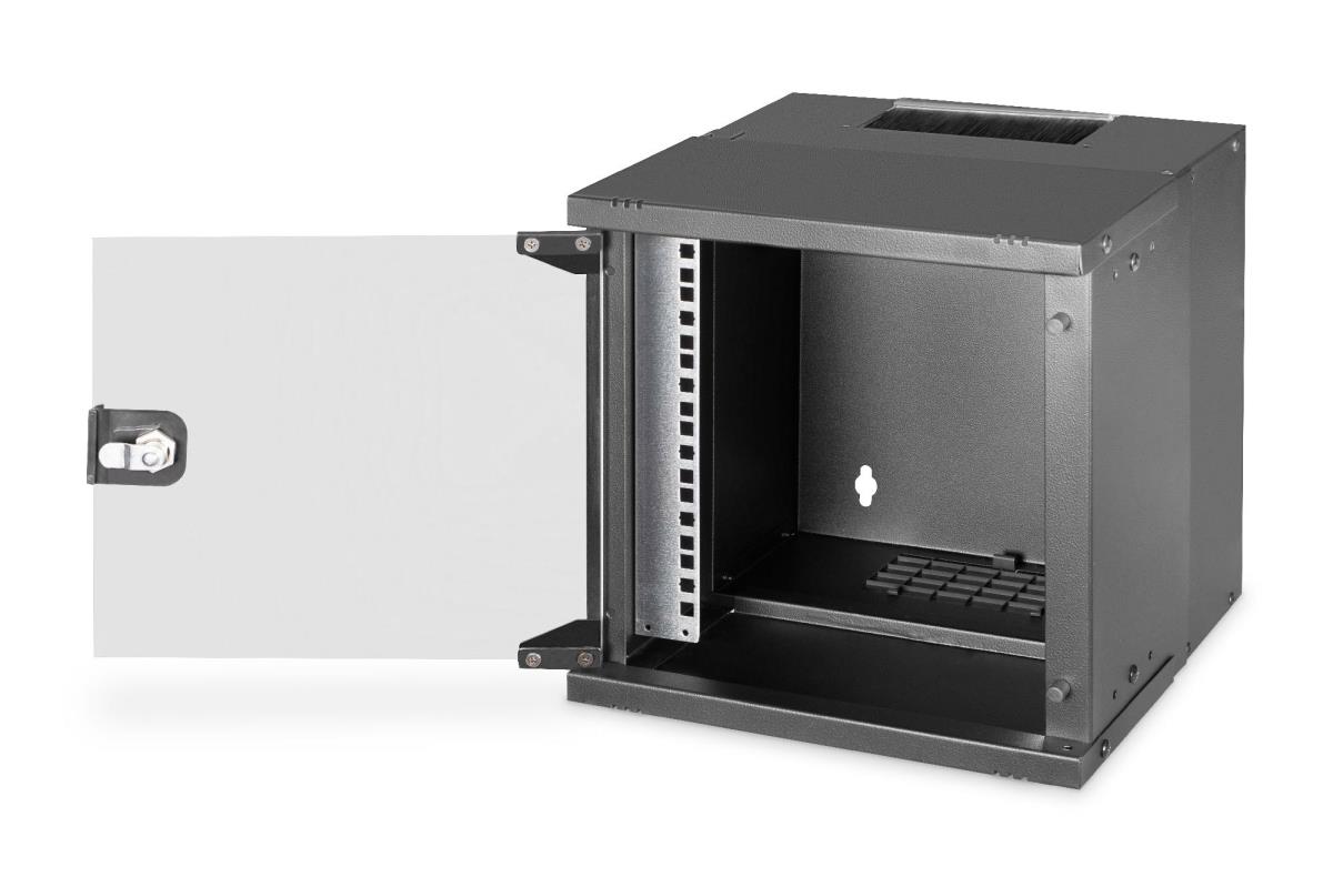 10IN 6U wall mounting cabinet - SOHO PRO 325 x 315 x 300mm black