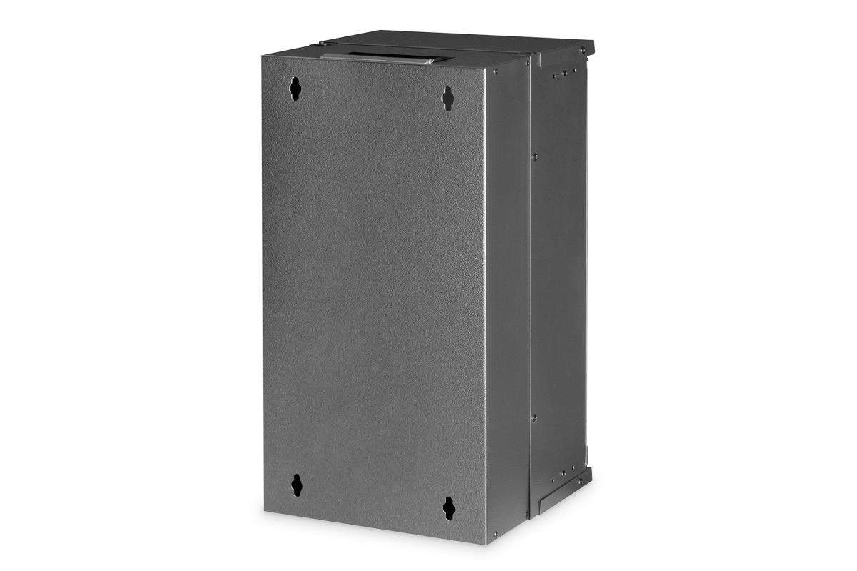 10IN 12U wall mounting cabinet - SOHO PRO 595 x 315 x 300mm black
