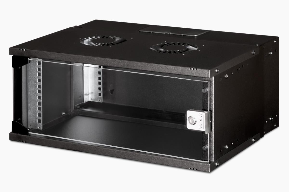 19IN 4U wall mounting cabinet - SOHO PRO 240 x 540 x 400mm black