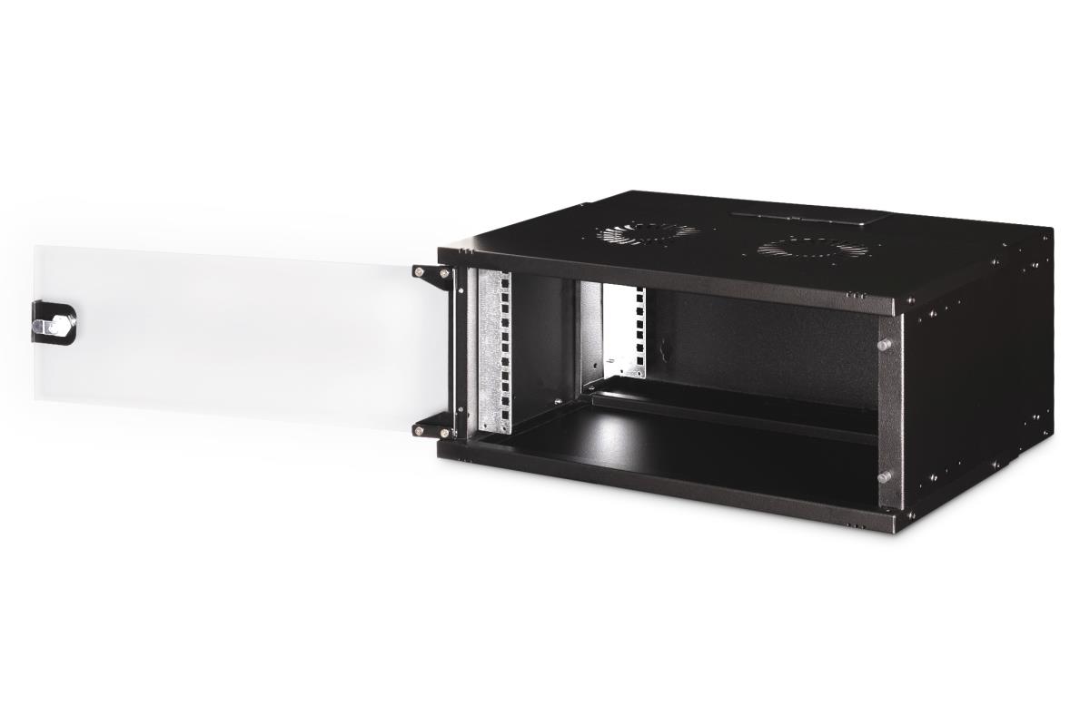 19IN 4U wall mounting cabinet - SOHO PRO 240 x 540 x 400mm black