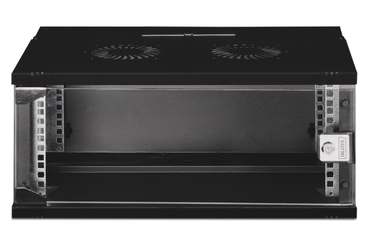 19IN 4U wall mounting cabinet - SOHO PRO 240 x 540 x 400mm black