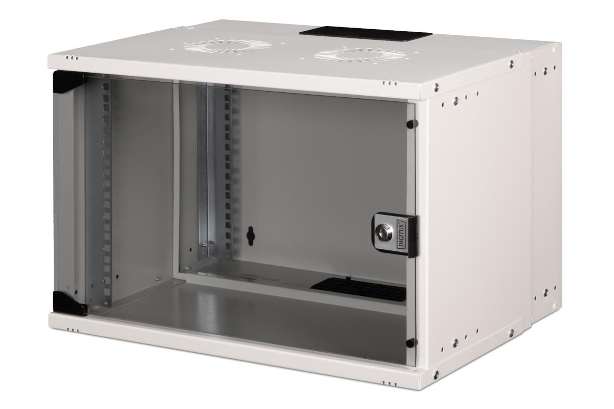 19IN 7U wall mounting cabinet - SOHO PRO 370 x 540 x 400mm grey