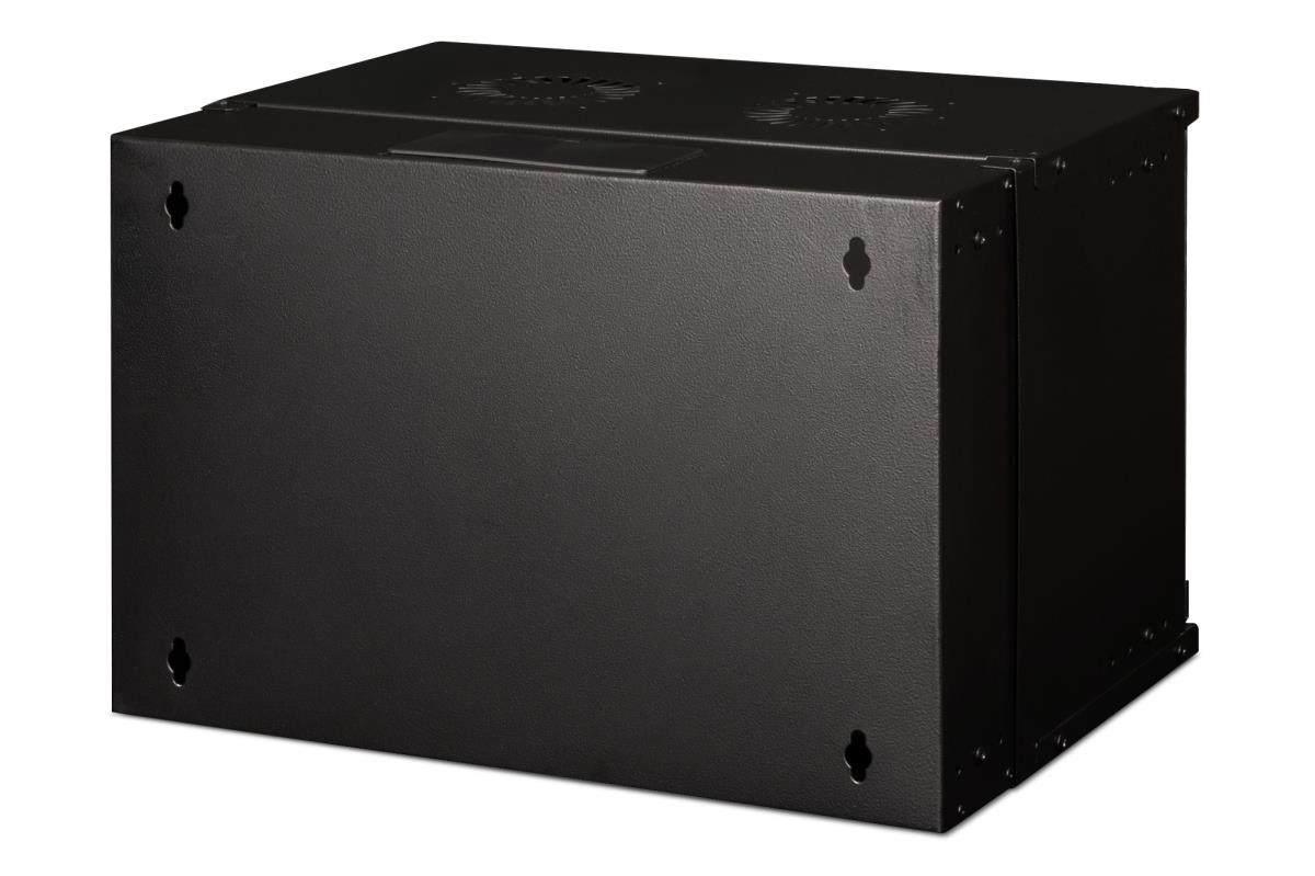 19IN 7U wall mounting cabinet - SOHO PRO 370 x 540 x 400mm black
