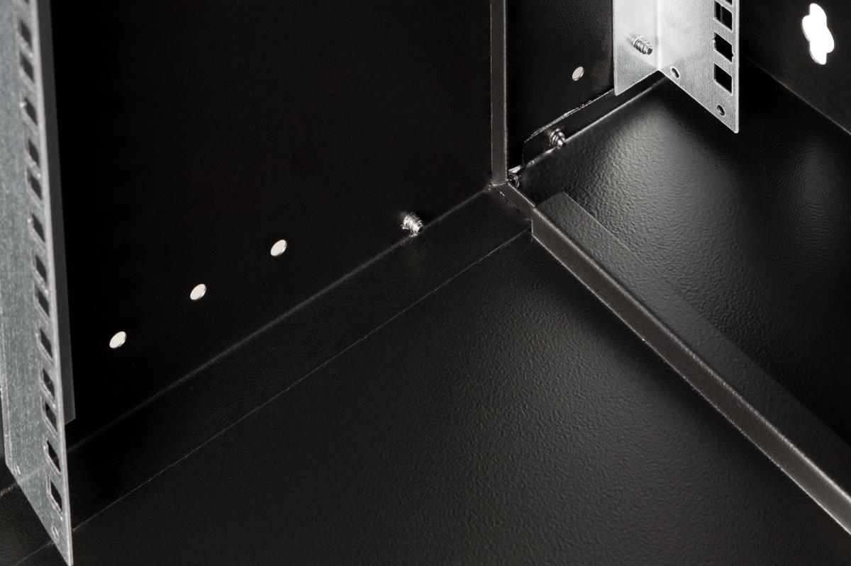 19IN 12U wall mounting cabinet - SOHO PRO 595 x 540 x 400mm black
