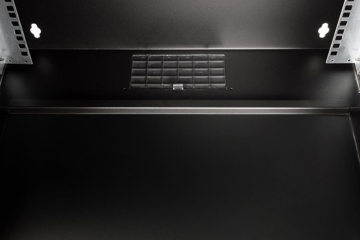 19IN 12U wall mounting cabinet - SOHO PRO 595 x 540 x 400mm black