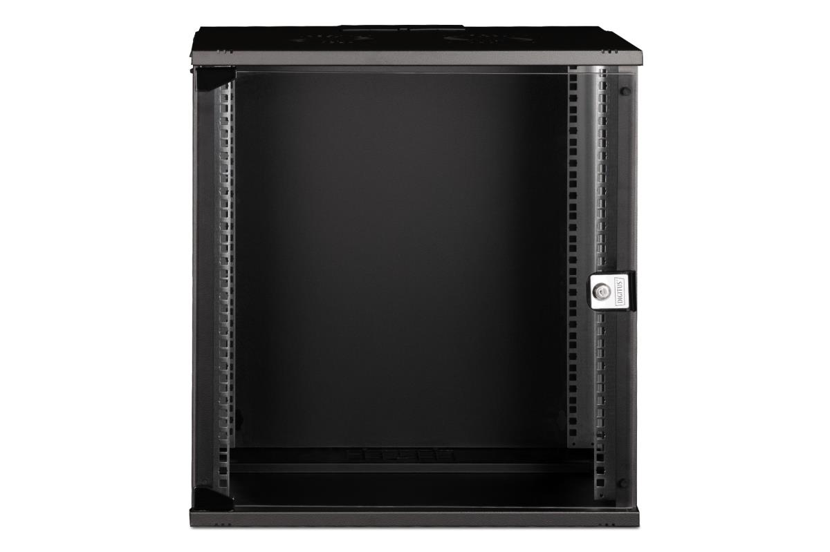 19IN 12U wall mounting cabinet - SOHO PRO 595 x 540 x 400mm black