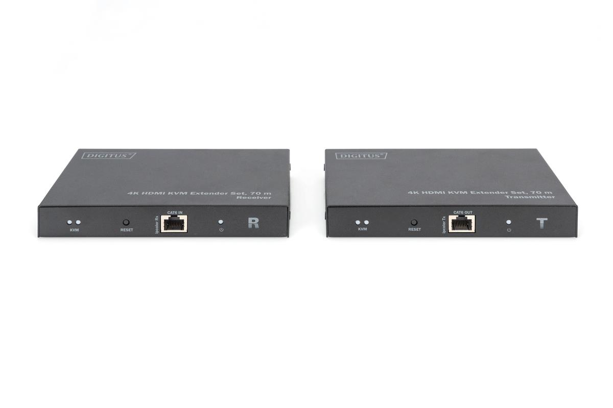 HDMI 2.0 HDMI KVM Extender Set - 70m USB 1.1, touch panel support