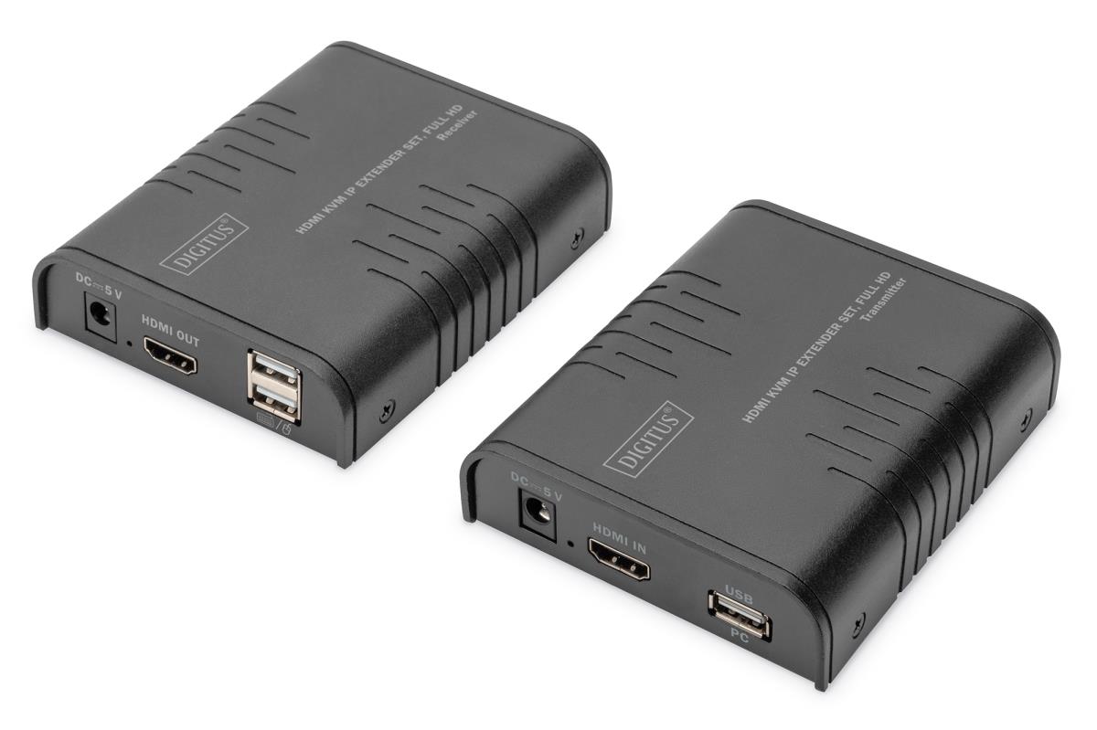 Hdmi KVM Ip Extender Kit - Includes 1x Transmitter & 1x Receiver